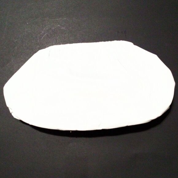 Vintage Saks Fifth Avenue NWT White Leather and Tapestry Shoulder Bag Clutch - Picture 5 of 10